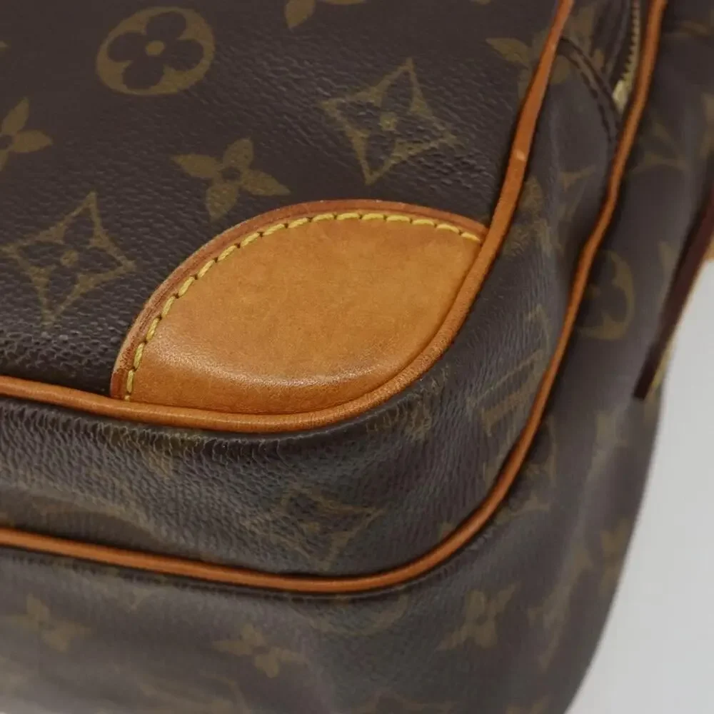 Louis Vuitton Monogram Nile Shoulder Bag Brown
